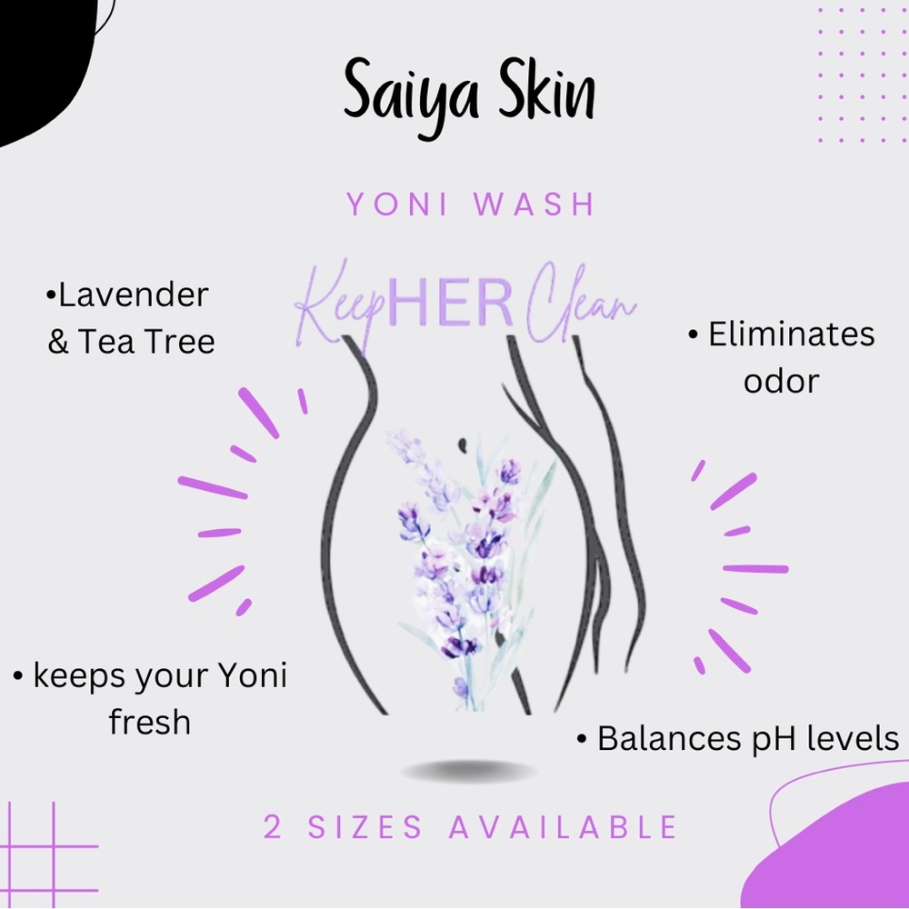 🚺 NEW 🟣 SAIYA SKIN YONI WASH